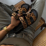 Капці Hermes Chyrpe Leo Chèvre Velours — комфортні текстильні капці