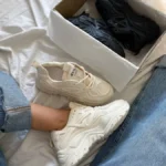 Кросівки Ash Beige No Brand жіночі бежеві текстильні