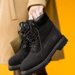 Timberland Black Zābaki Termo vīriešu nubuka ziemas zābaki