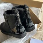 UGG Mini ZIP Black - Dámské semišové uggy pro každý den