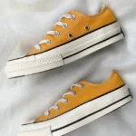Кеди Converse Chuck 70 Classic Low-top Yellow — текстильні яскраві кросівки