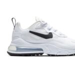 Кросівки Nike Air Max 270 React White Black — чоловічі текстильні