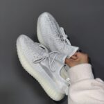 Кросівки YEEZY BOOST 350 Static Reflective — текстильні з рефлективом