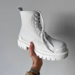 Чоботи Balenciaga Boots White зі шкіри для стильного образу