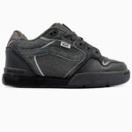 Dime × Vans Rowley XLT Triple Black men's suede/leather sneakers