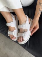 Сандалі Chanel “Dad” Sandals Beige Premium — стильні жіночі сандалі