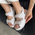 Sandály Chanel " Dad " Sandals Beige Premium-stylové dámské sandály