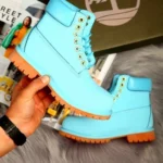 Чоботи Timberland Blue — нубукові зимові водонепроникні черевики