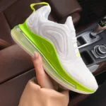 Кросівки Nike Air Max 720 White & Green — стильні текстильні кроси