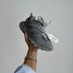 Track Grey nahast tossud-Stiil ja vastupidavus igapäevaseks mugavuseks