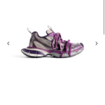 Кросівки Balenciaga 3XL Purple оригінальний дизайн текстиль шкіра