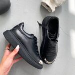 Кеди Alexander McQueen Black Metal — преміальні шкіряні чоловічі кеди