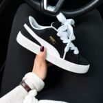 Suede XL black/White sneakers - stylish suede sneakers for everyday wear