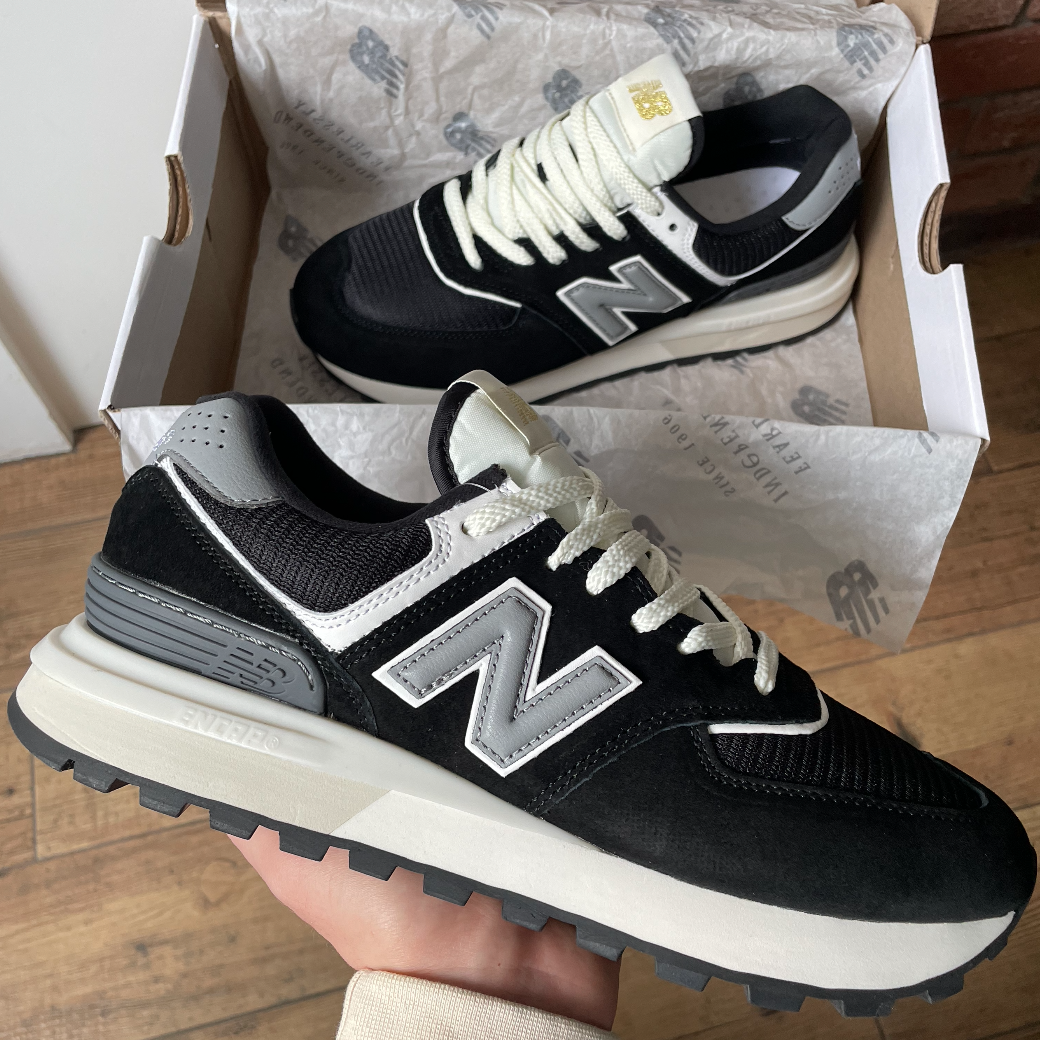 76593869-2938-45e7-894d-fc9fc65f4aa3 Кросівки New Balance 574 Legacy Black White — стиль та комфорт щодня - Зображення 1