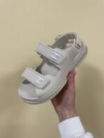 Сандалі Chanel “Dad” Sandals Beige Premium — стильні жіночі сандалі - Зображення 2
