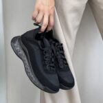 Кросівки Chanel Total Black Crystal — стильні жіночі кросівки