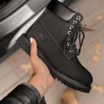 Чоботи 6 inch Premium Black ТЕРМО з нубуку для тепла і комфорту