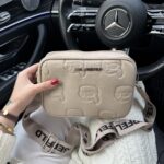 Borsa Karl Lagerfeld da donna in ecopelle nera