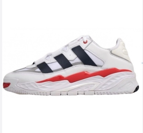 7817ee5e-a2a9-4ff7-a964-81871045fb73 Adidas Niteball White / Red-Ādas un tekstila demi sezonas čības - Image 1