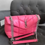 Sac à bandoulière YSL Puffer Chain-sac élégant pour femme en cuir écologique