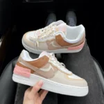 Кеди Air Force 1 Shadow Brown — стильні шкіряні жіночі кросівки