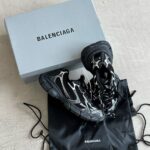 Кросівки Balenciaga 3XL Black — текстильні стильні кросівки