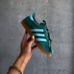 Кеди Adidas Gazelle Indoor Collegiate Green замшеві для стилю