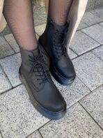 Чоботи Dr. Martens Jadon Triple Black — шкіряні термо-чоботи - obrazek 2