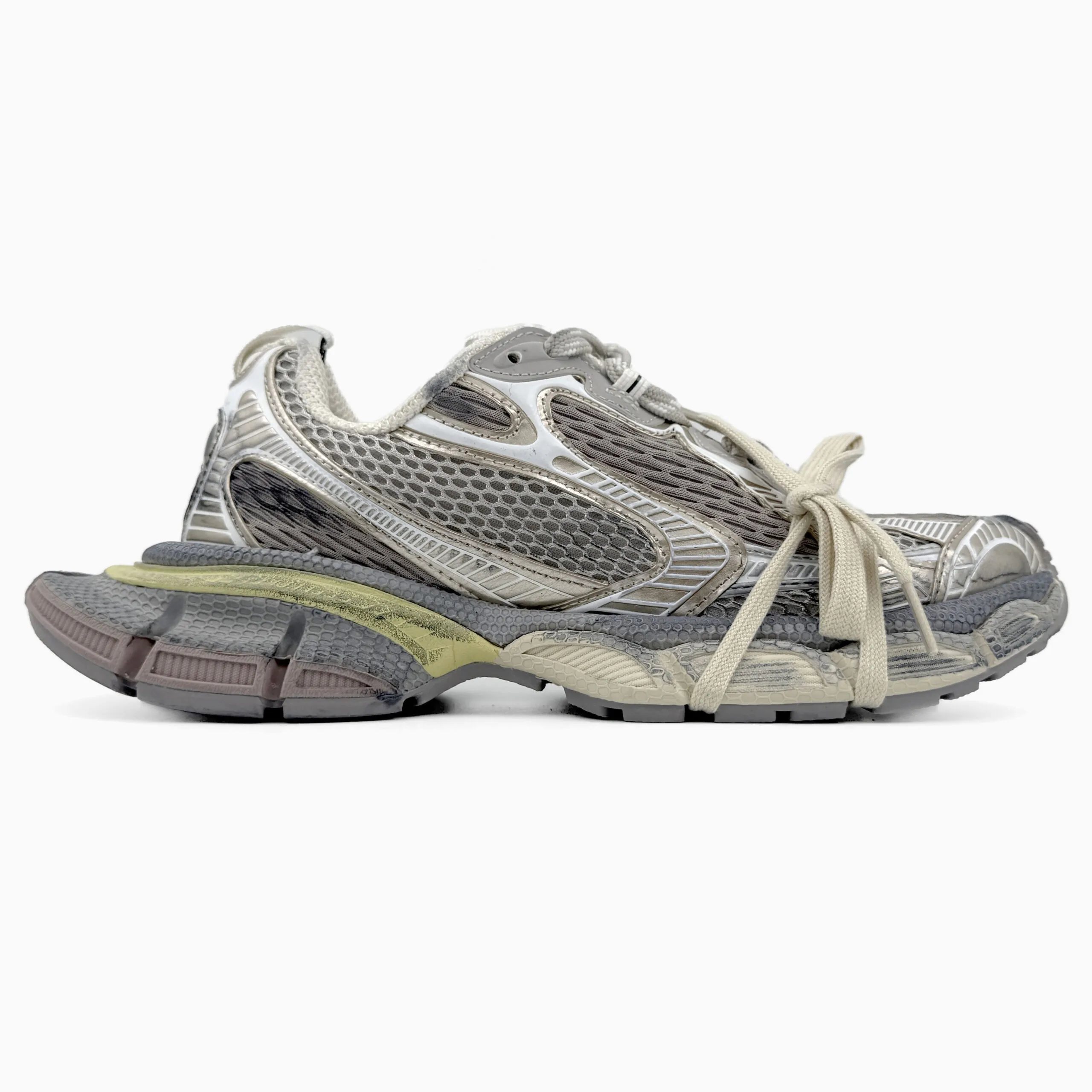 Balenciaga 3XL Worn-Out / Light beige tossud-nahk-tekstiil - Image 1