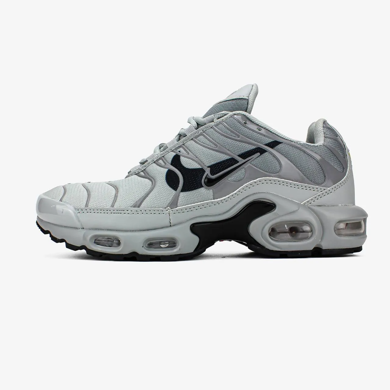 Кросівки Nike Air Max Plus Grey — шкіряно-текстильні з амортизацією - Зображення 1