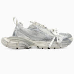 Bateliai Balenciaga 3XL White / Silver - oda ir tekstilė, vyriški