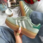 Scarpe Da Ginnastica Gazelle Bold Grey camoscio Donna / Uomo