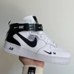Nike Air Force 1'07 Lv8 Ultra Høye Hvite Skinn Sneakers-stil og komfort