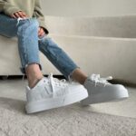 Кеди Prada Re-Nylon Bryshed White — шкіра та замша, преміум стиль