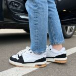 Кросівки Fendi Sneakers Black/White шкіряні та замшеві