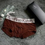Biancheria intima da uomo Calvin Klein Brown-Modello comfort in cotone