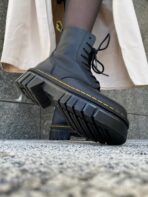Чоботи Dr. Martens Jadon Audrick Black – шкіряні з хутром — изображение 2