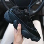 Tenisky 500 Black - pánské semišové černé tenisky