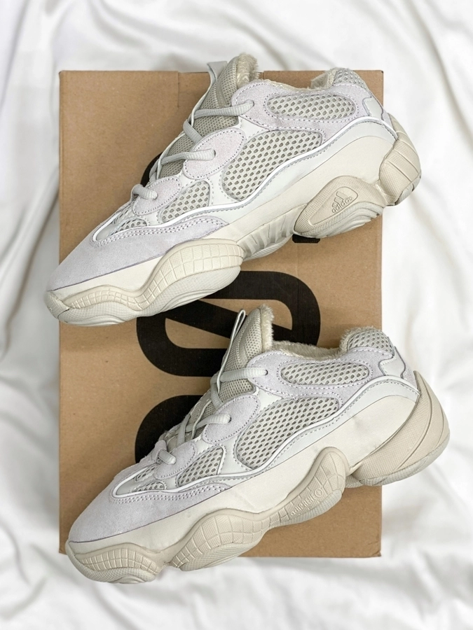 8b76b072-b52d-444a-83c5-41de281da4f8 Кросівки Yeezy 500 Stone утеплені замша/мех — тепло та стиль - Зображення 1