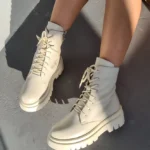 Чоботи Boots Milk – шкіряні стильні жіночі/чоловічі черевики