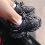 Baskets Track Black 3 en Cuir-élégant et résistant à l'usure