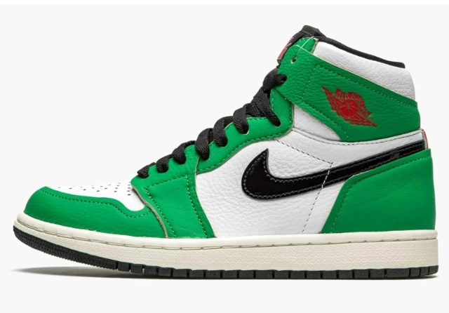 8c8f4e86-4796-49b2-b0ba-bed6719d69a8 Nike Air jordan 1 High OG WMNS Lucky Green čības - ādas sieviešu - Image 1