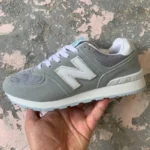 Кросівки New Balance 574 Light Grey чоловічі – замш, текстиль