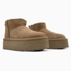 UGG Classic Ultra Mini Platform XL Chestnut saapad-seemisnahast karusnahaga - Image 2