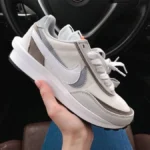 Sacai LDWaffle čības - stilīgas tekstila un zamšādas čības