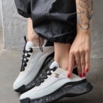 Кросівки White Crystal шкіра/текстиль — стильні та універсальні