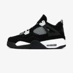 Nike Air jordan 4 White Thunder-nubuk ta tekstils