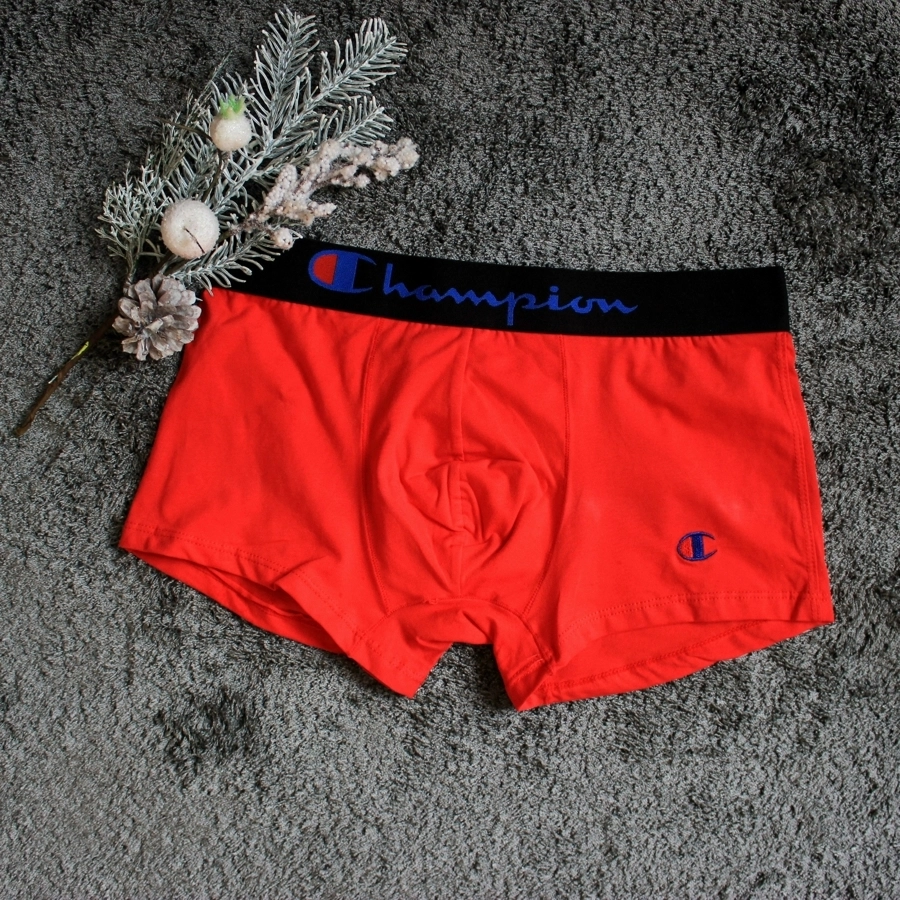 927cf011-e6af-48ff-b99e-2e7301ba146b Biancheria intima da uomo CHAMPION Red-set comfort in cotone e spandex - immagine 1