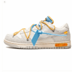 Кеди Nike Dunk Low Off-White Lot 34 — чоловічі шкіряні кросівки