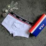 Чоловіча білизна FILA White — комфортна з бавовни та спандексу